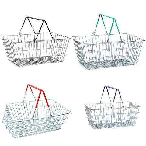 21 Litres 2 Handle Wire Shopping Basket